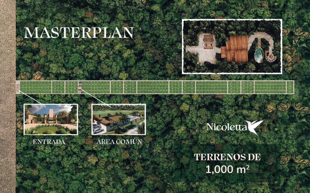 Terrenos en Venta Ruta Cenotes Cancún